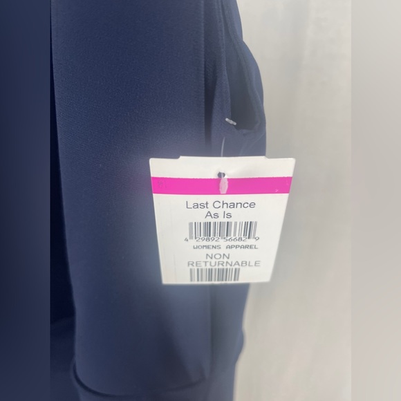 SOCIALITE One Shoulder Bodycon Navy Blue Dress Size XL NWT - Picture 4 of 12